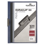 Klemmemappe A4 Duraclip 60 blå