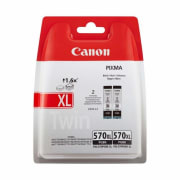Blekk Canon PGI-570XL PGBK sort 2pk.