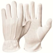 Hanske bomull microdots Hvit 8