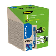 Whiteboardpenn M Blå GREENPACK 10+10