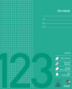 Skrivebok 17x21 rutet 5x5mm