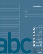 Arbeidsbok 17x21 linjert 8+10+8mm