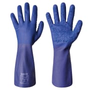 Hanske Nitril Sjømat Blå str 12