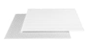 Pizzamellomlegg papp 30x30cm hvit