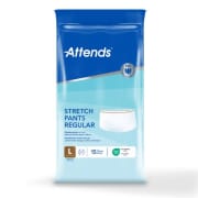 Truse Attends Stretchpant R hvit u/ben L