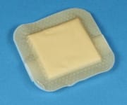 Bandasje skum silikon m/kant 7,5x7,5cm