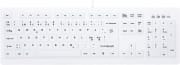 Tastatur AK Hygiene Hvit kablet