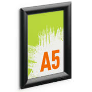 Klikkramme Durable A5 aluminimum svart