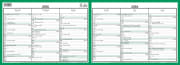 Kontorkalender A4 dobbel 2026