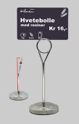 Kortholder matmerking stål vinklet 150mm