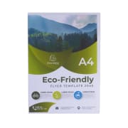 Plastomslag A4 Resirk 120my klar