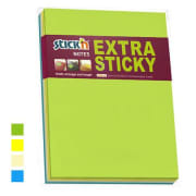 Notatblokk Stick'n ES 205x152 assortert
