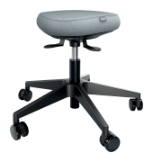 Balansestol Active Comfort m/hjul Sort