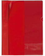 Hurtighefte m/spiralmek. A4 rød