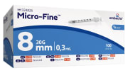 Insulinsprøyte med Nål 0.3ml x 8mm 30E