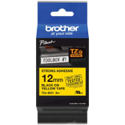 Tape Brother TZeS631 12mm sort/gul