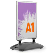 Plakatstativ HEAVY BASE OUTDOOR A1