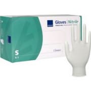 Hanske Nitril Abena Classic Hvit S