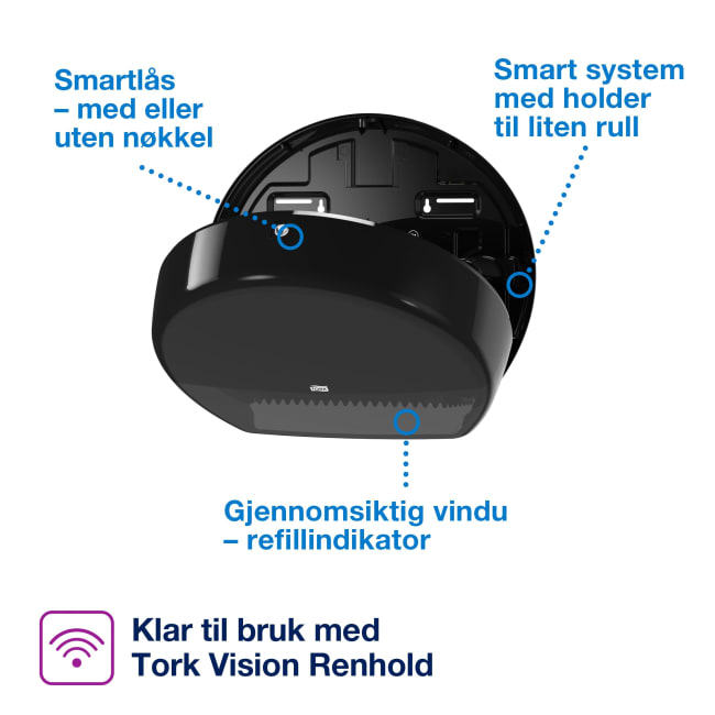 Dispenser Tork T2 Mini Jumbo sort - slideshow 1