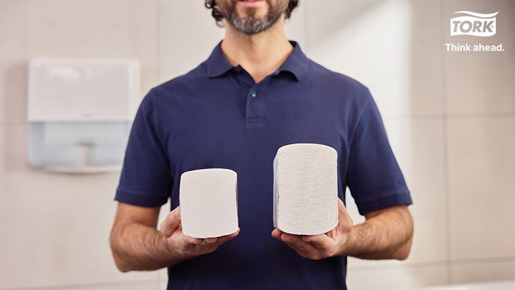 Plass til dobbelt så mange håndtørk