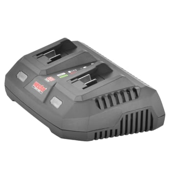 Hecht 001289CH Dobbellader til 20 Volt batteri