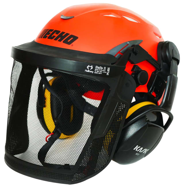 Echo Kask Vernehjelm med visir og hørselvern