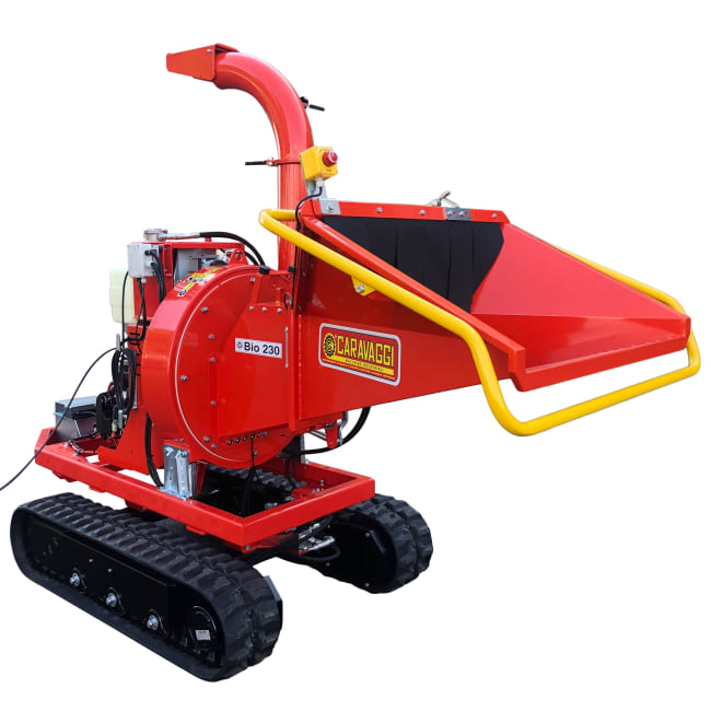 Caravaggi Bio 230 Flishugger med belter og bensinmotor