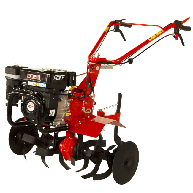 Fort Minitigre Jordfreser, F65B Motor 6 Rader Kniv