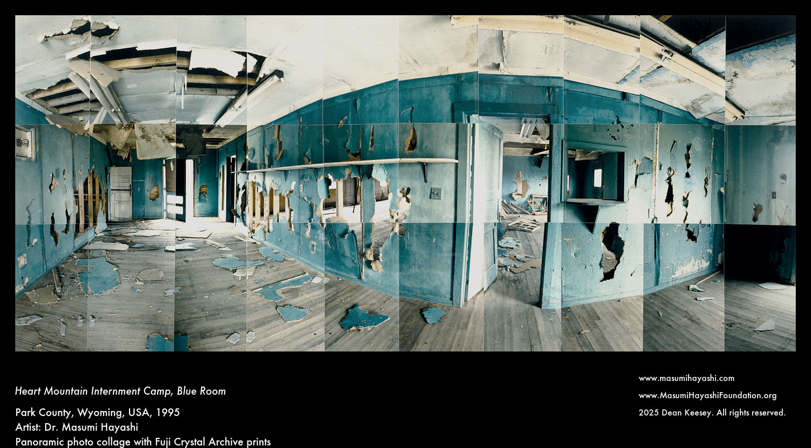 Heart Mountain Internment Camp, Blue Room