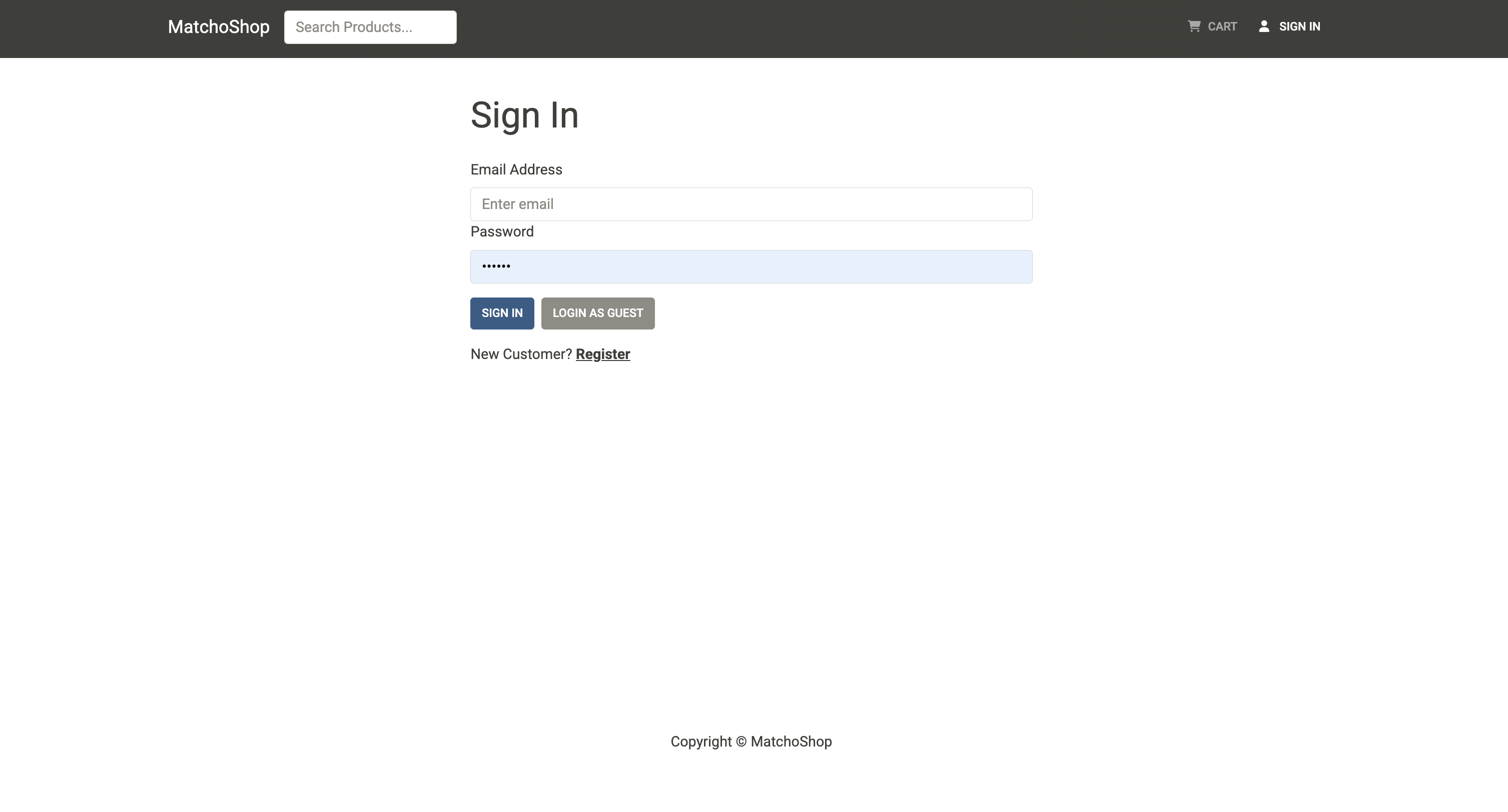 Login Page
