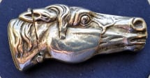 Image of Sterling Figural Horse Head (American) match safe