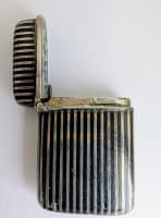 Image of Silver Niello Match Safe & Cigarette Case match safe