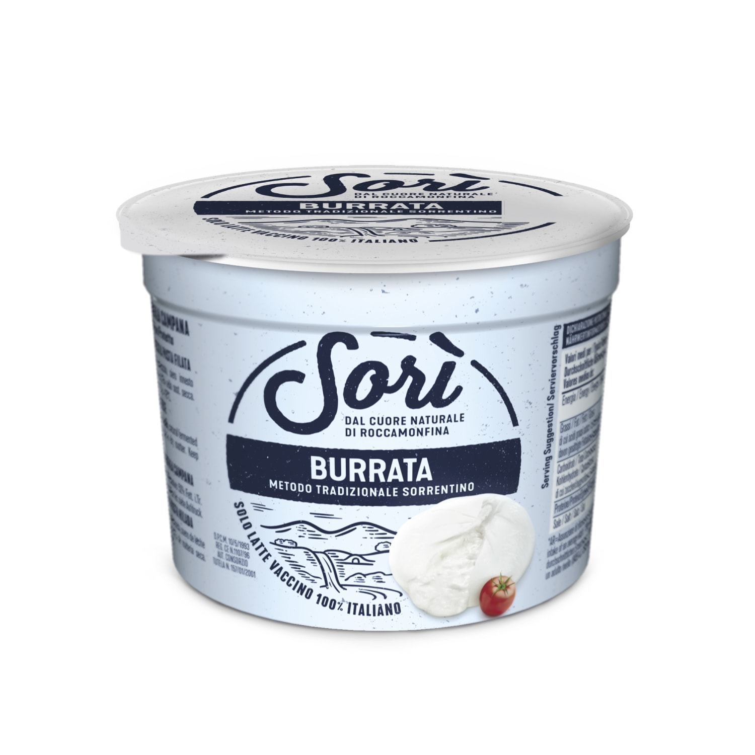 Burrata fersk 100g, Sori