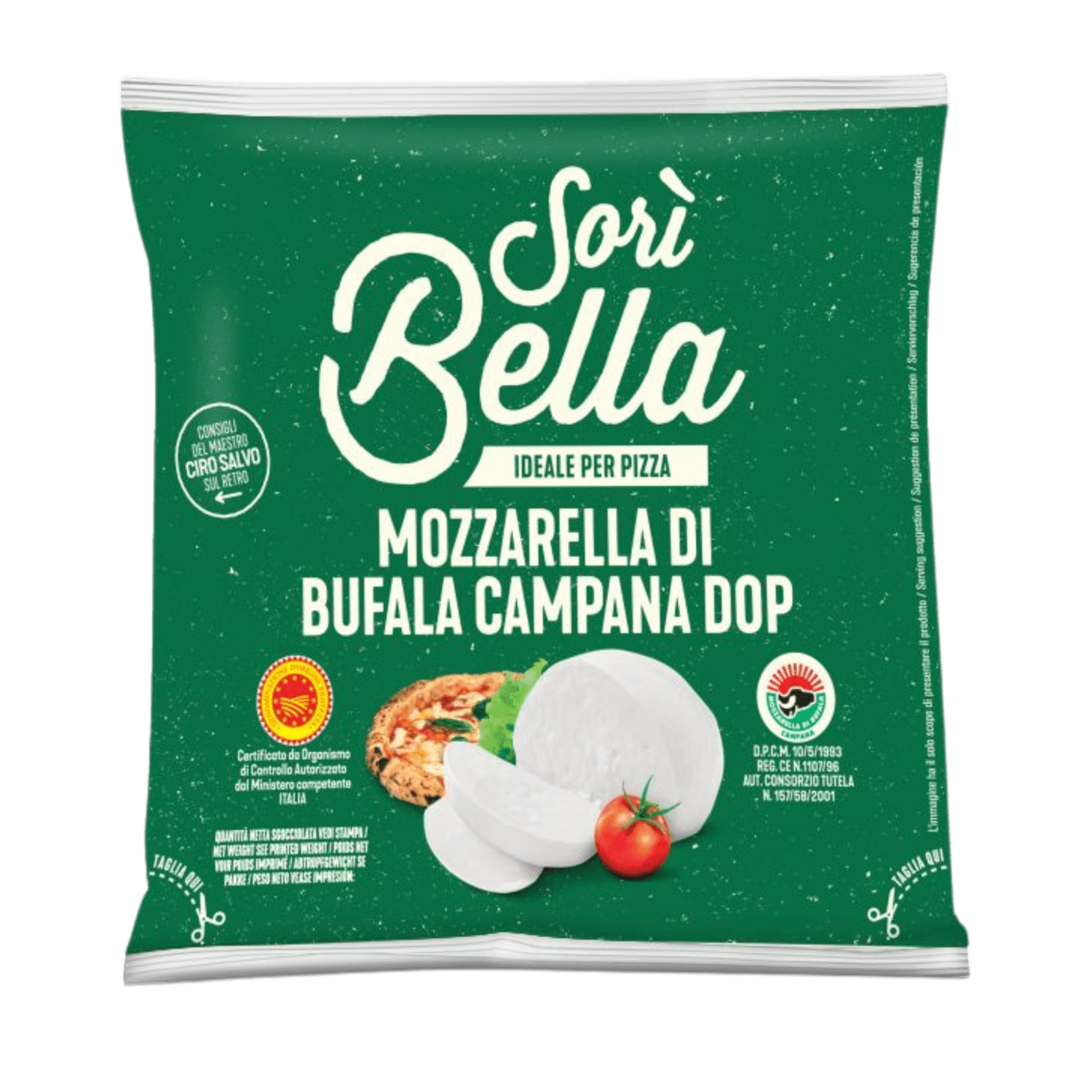 Mozzarella di Bufala di Campana DOP "Bella" 125g, Sori