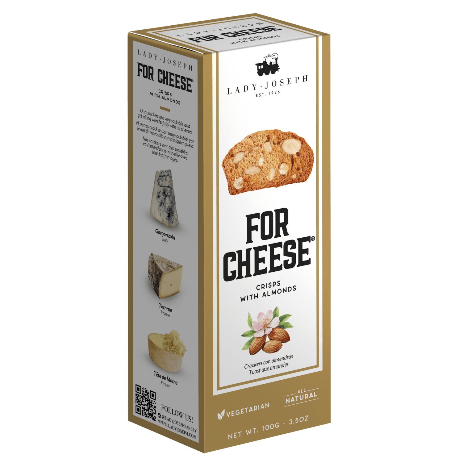 Crisps with almonds 100g, Lady Joseph