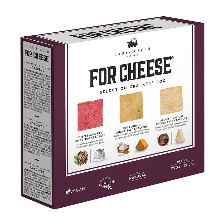 Cheese Crackers Selection box 390g, Lady Joseph