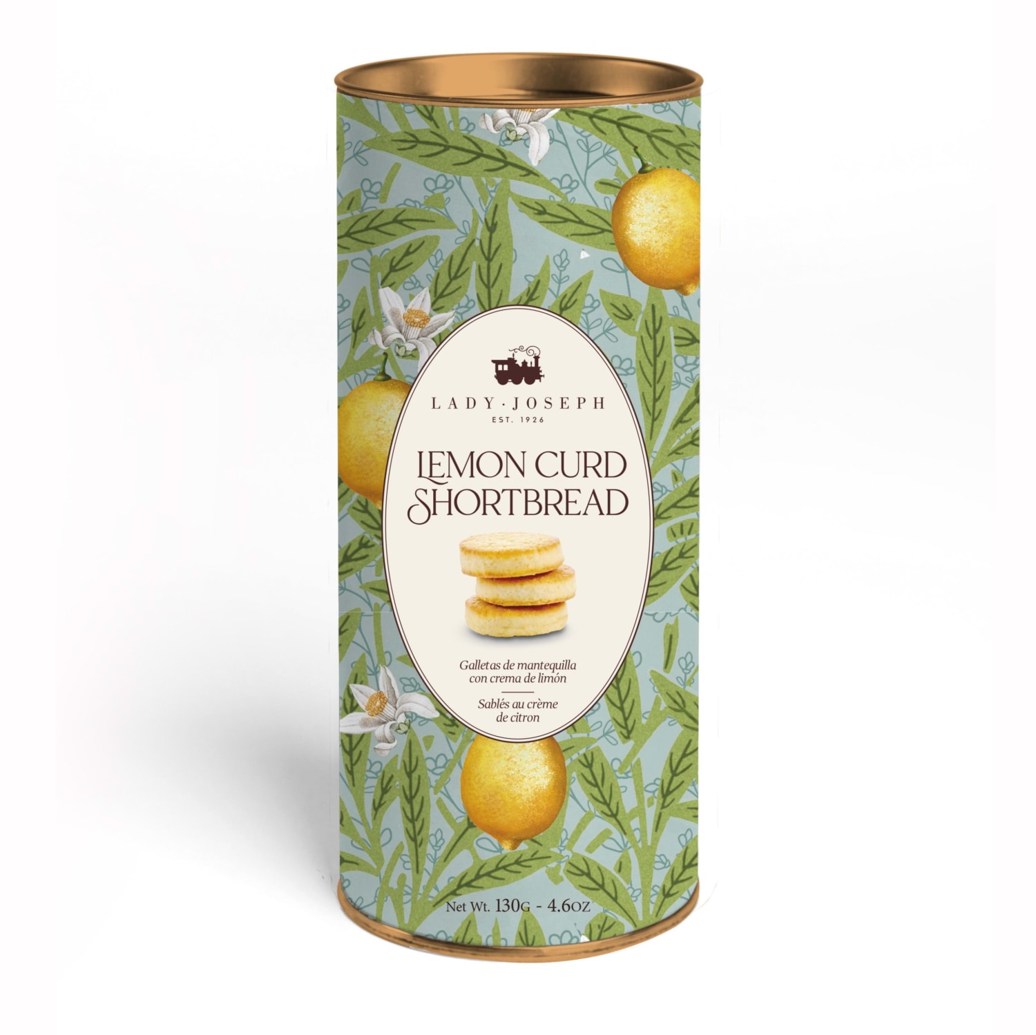 Lemon Curd shortbread 130g, Lady Joseph