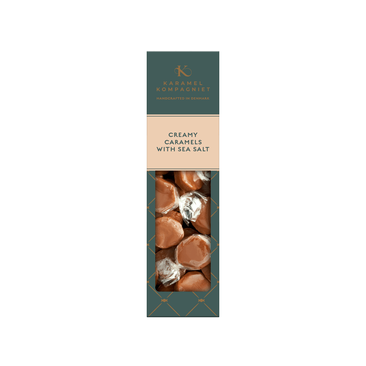 Creamy Caramels with sea salt 138g, Karamel Kompagniet