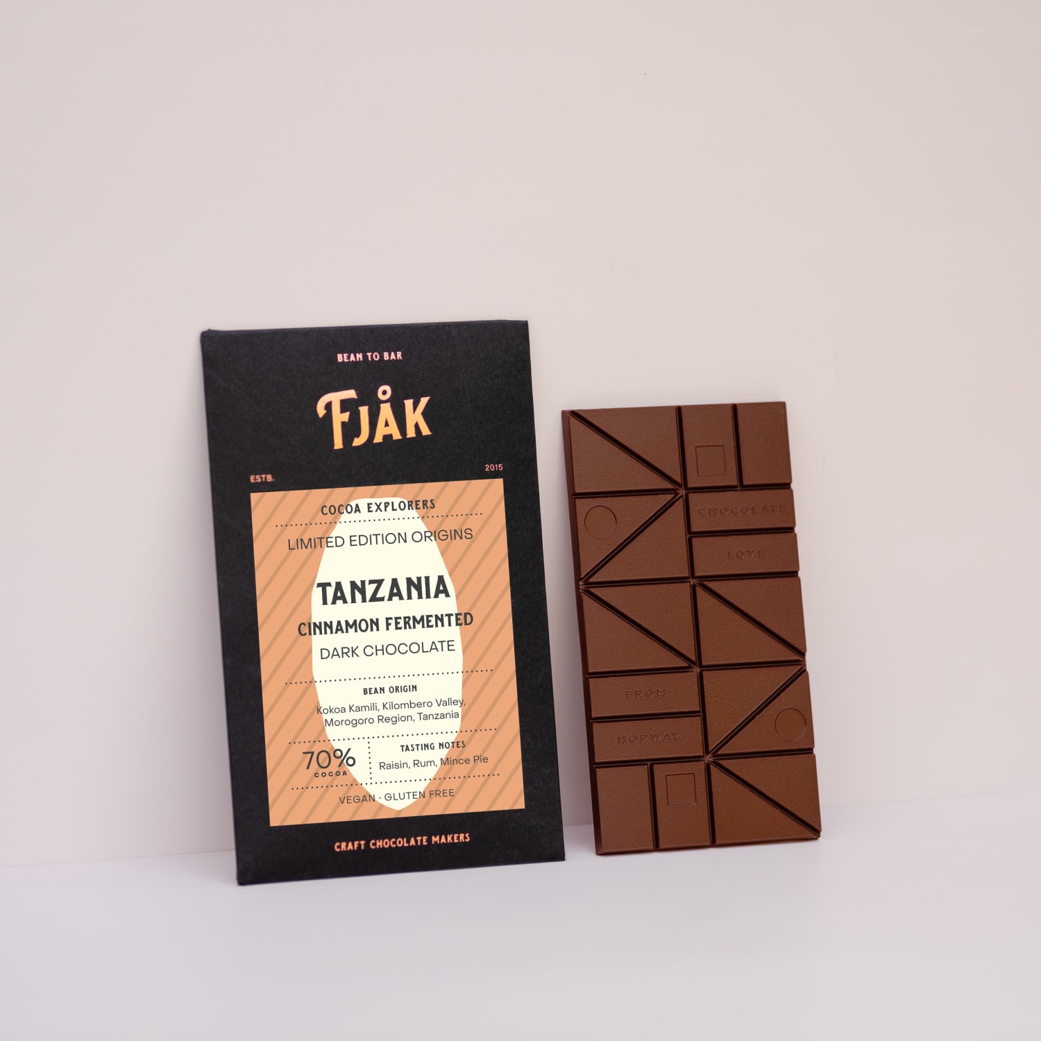 70% Tanzania - Cinnamon Fermented  60g, Fjåk