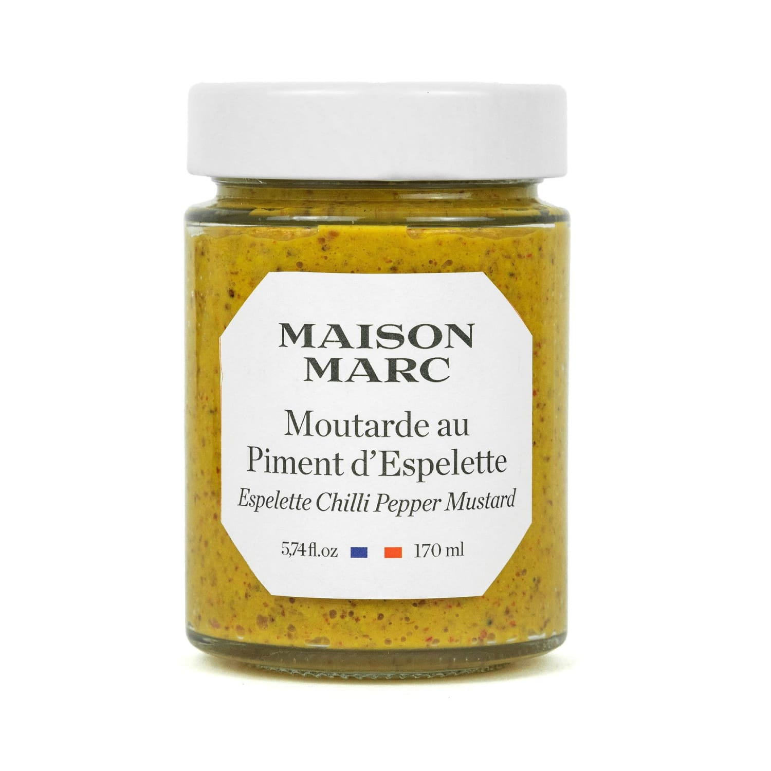 Dijon sennep med piment de espelette 170g, Maison Marc