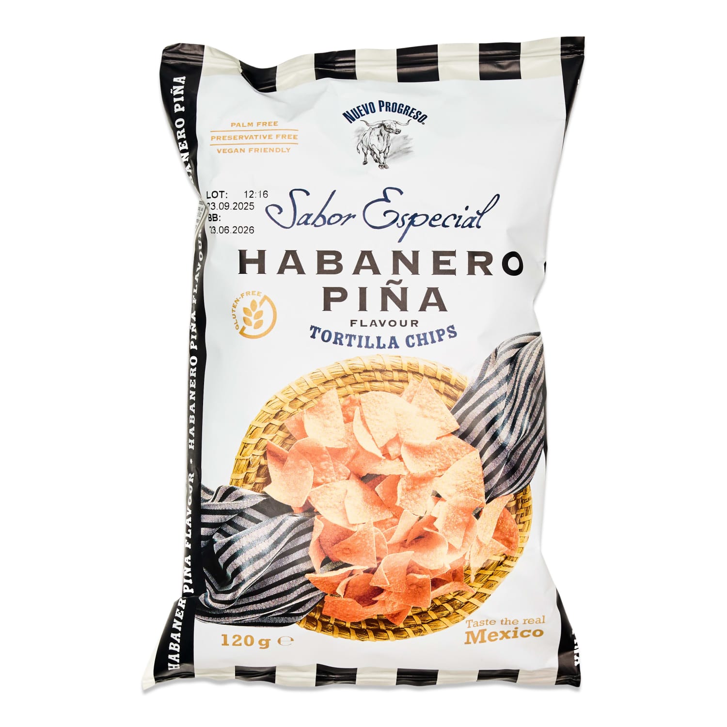 Sabor Tortilla Chips Habanero 120g, Nuevo Progreso