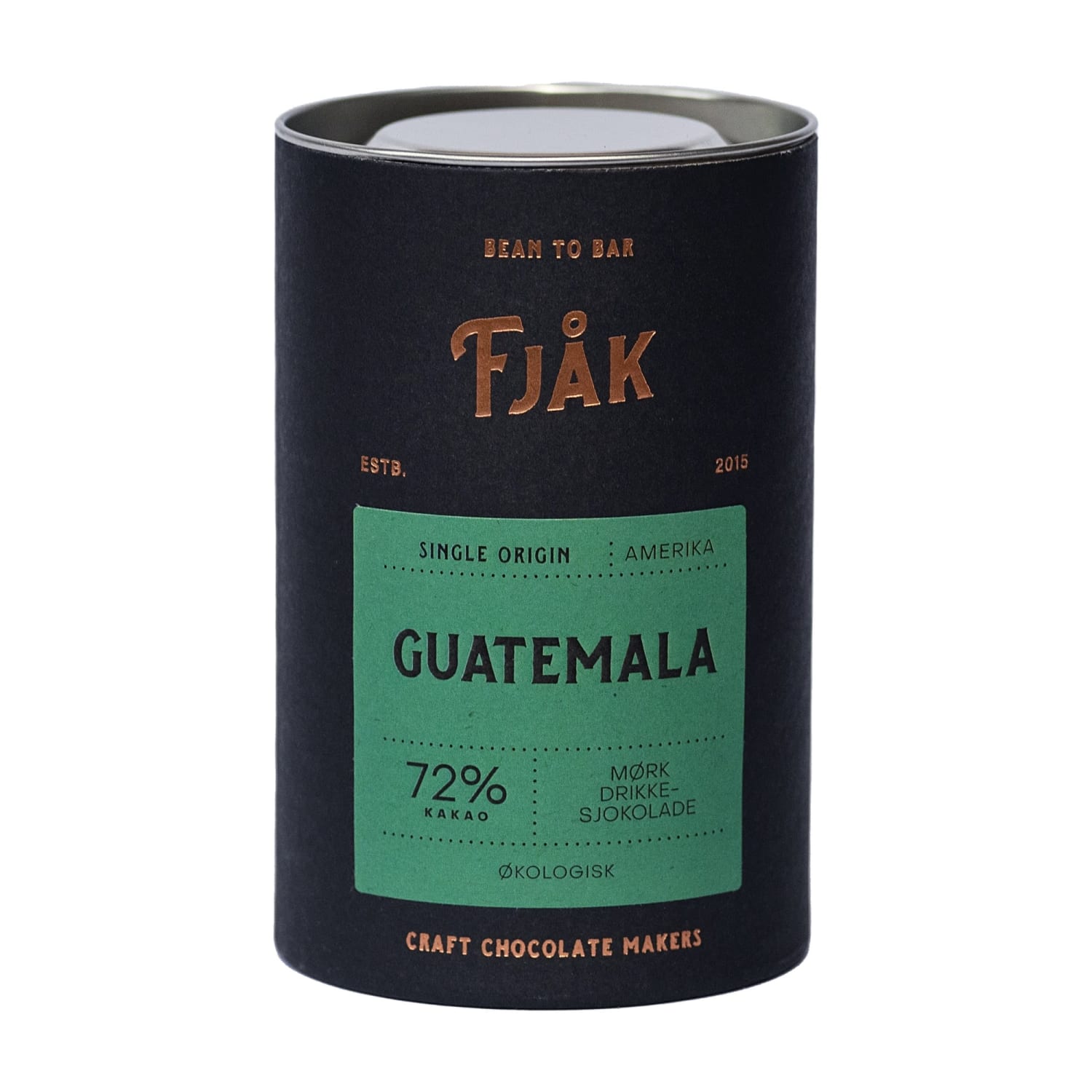 Drikkesjokolade 220g 72% Guatemala, Fjåk