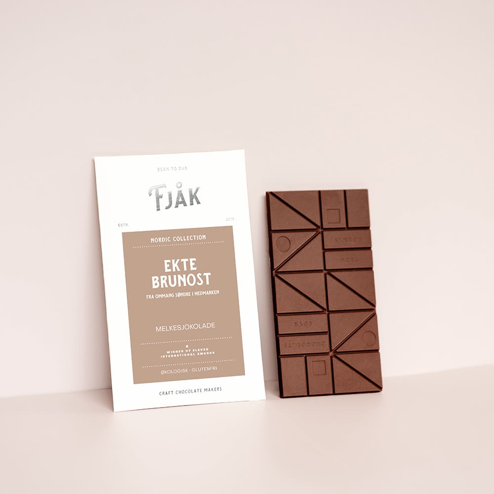 Ekte brunost melkesjokolade, Fjåk