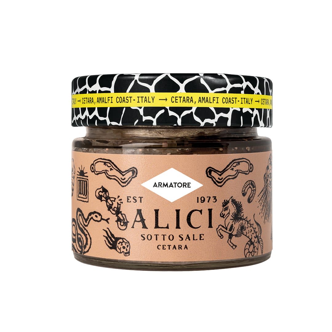 Alici sotto sale (ansjos på salt) 215g, Armatore   