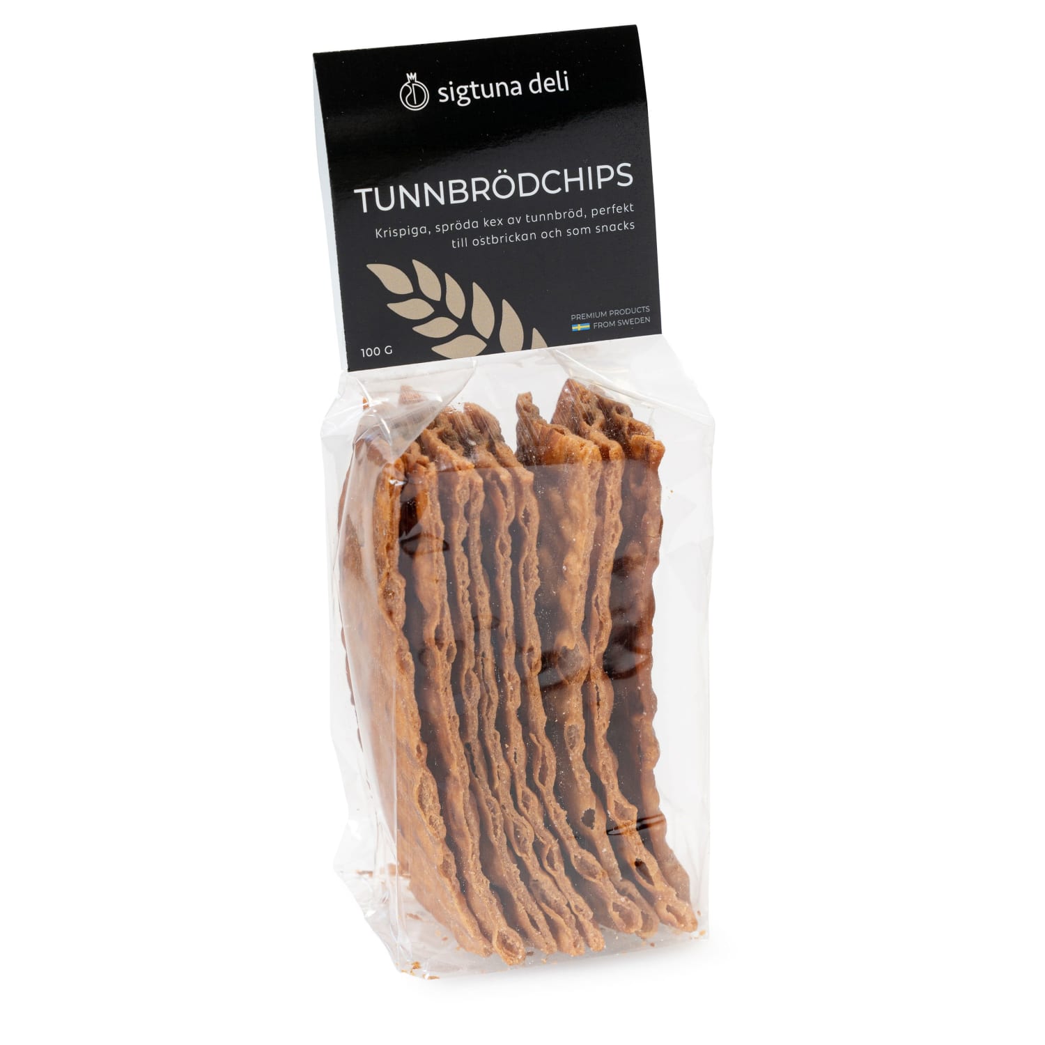 Tunnbrödschips 100g, Sigtuna Deli