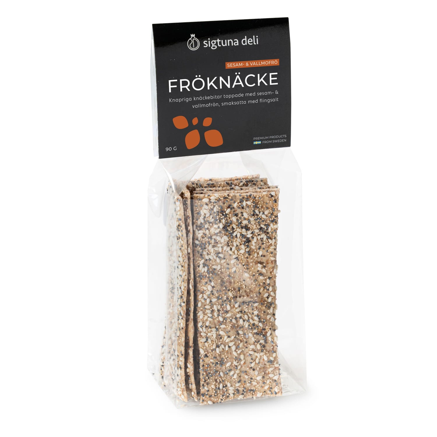 Fröknäcke Sesam & Valmue 90g, Sigtuna Deli
