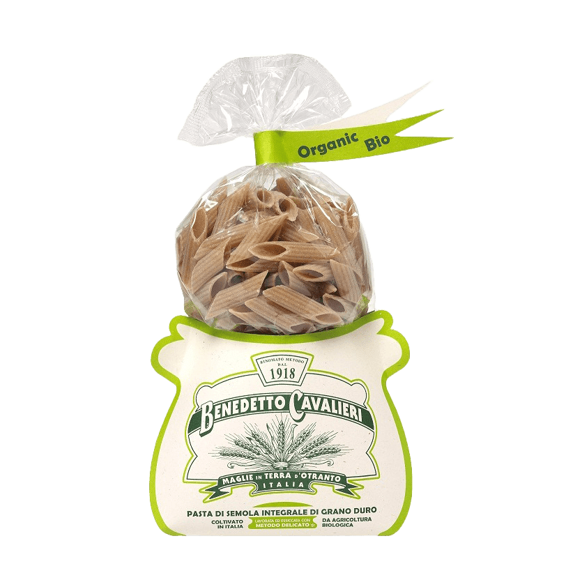 Penne Rigate Integrale Økologisk 500g, Benedetto Cavalieri