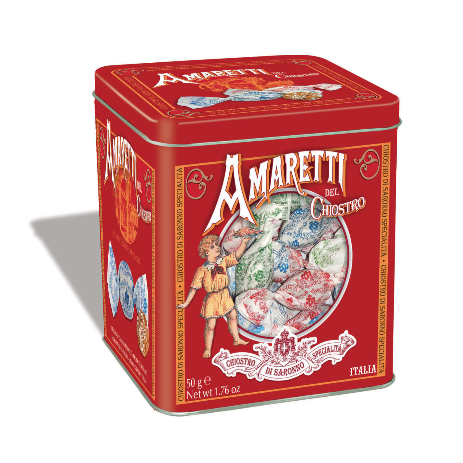 Amaretti Crunchy kjeks Minicube 50g, Lazzaroni