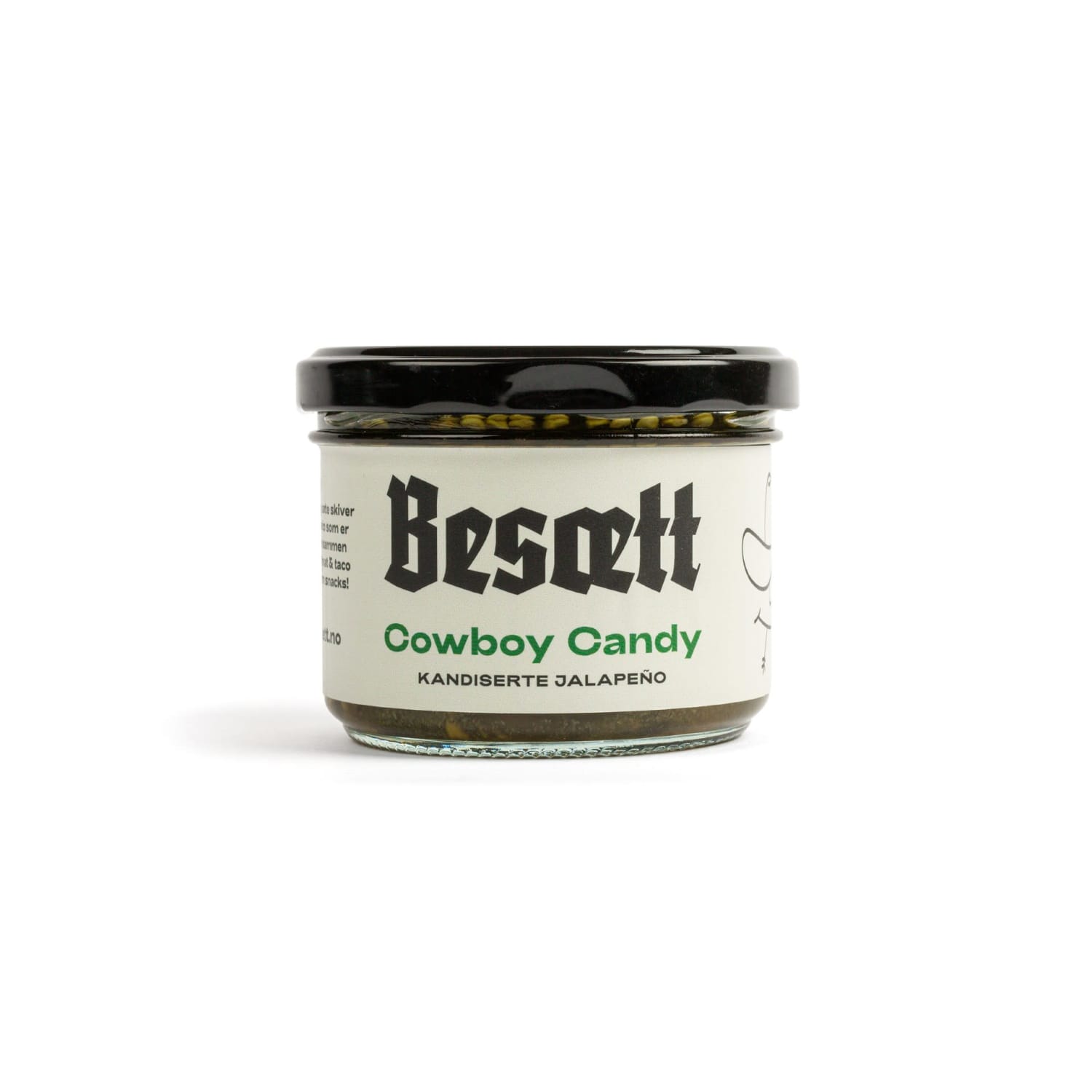 Cowboy Candy Glass 210g, Besætt