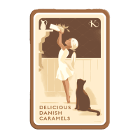 The Cat Girl - Classic Mix 236g box, Karamel Kompagniet